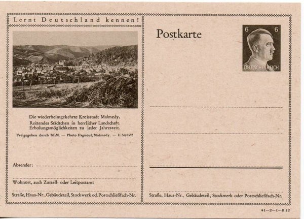 Deutsches Reich Bildpostkarte P305/ 41-2-1-B12 ungebraucht/ *