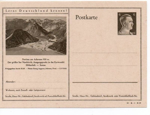 Deutsches Reich Bildpostkarte P305/ 41-2-1-B14 ungebraucht/ *