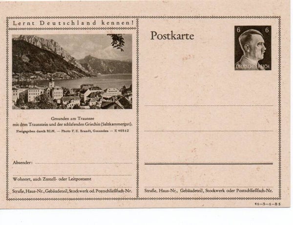 Deutsches Reich Bildpostkarte P305/ 41-3-1-B5 ungebraucht/ *