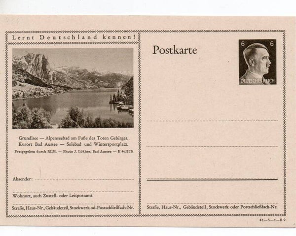 Deutsches Reich Bildpostkarte P305/ 41-3-1-B9 ungebraucht/ *