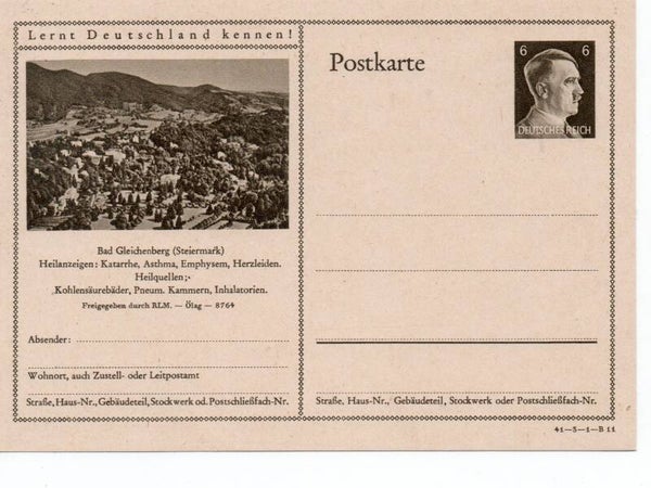 Deutsches Reich Bildpostkarte P305/ 41-3-1-B11 ungebraucht/ *