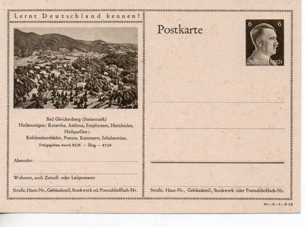 Deutsches Reich Bildpostkarte P305/ 41-3-1-B12 ungebraucht/ *