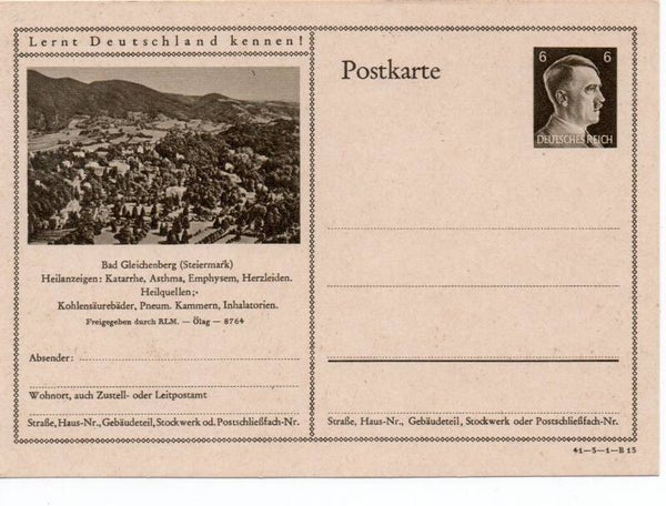 Deutsches Reich Bildpostkarte P305/ 41-3-1-B13 ungebraucht/ *