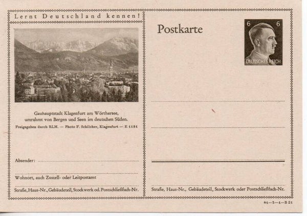 Deutsches Reich Bildpostkarte P305/ 41-3-1-B21 ungebraucht/ *