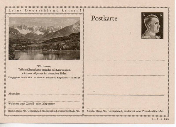 Deutsches Reich Bildpostkarte P305/ 41-3-1-B23 ungebraucht/ *
