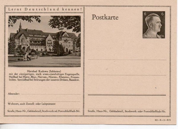Deutsches Reich Bildpostkarte P305/ 42-5-1-B3 ungebraucht/ *