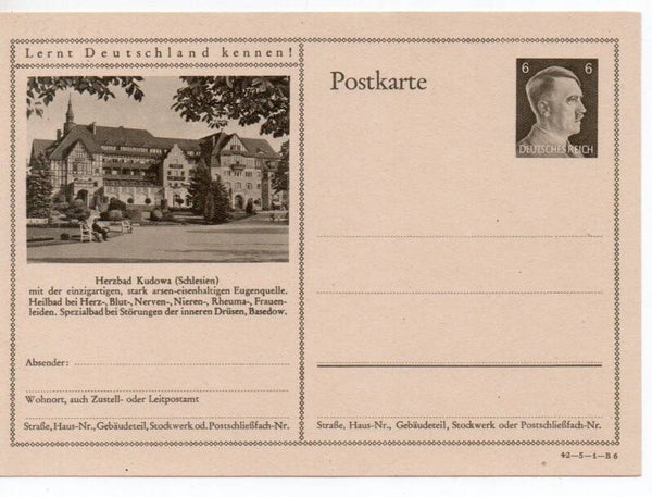 Deutsches Reich Bildpostkarte P305/ 42-5-1-B6 ungebraucht/ *