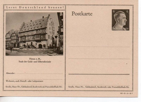 Deutsches Reich Bildpostkarte P305/ 42-5-1-B7 ungebraucht/ *