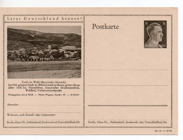 Deutsches Reich Bildpostkarte P305/ 42-5-1-B18 ungebraucht/ *