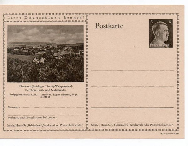 Deutsches Reich Bildpostkarte P305/ 42-5-1-B24 ungebraucht/ *