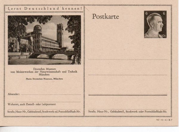 Deutsches Reich Bildpostkarte P305/ 42-6-1-B7 ungebraucht/ *