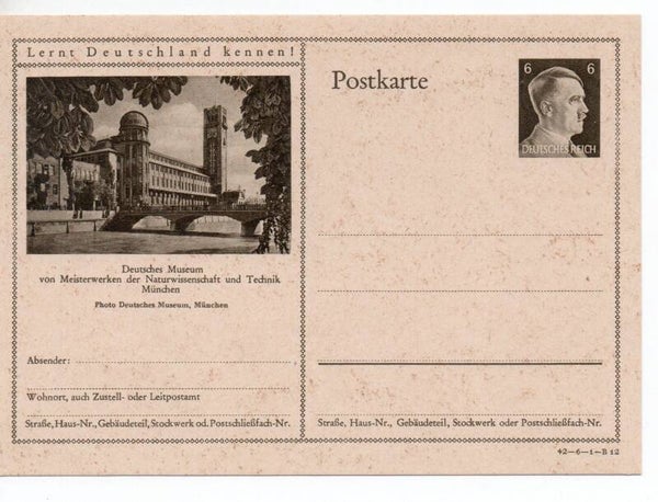 Deutsches Reich Bildpostkarte P305/ 42-6-1-B12 ungebraucht/ *