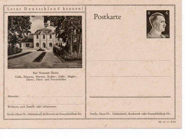 Deutsches Reich Bildpostkarte P305/ 42-6-1-B21 ungebraucht/ *