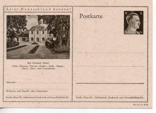 Deutsches Reich Bildpostkarte P305/ 42-6-1-B22 ungebraucht/ *