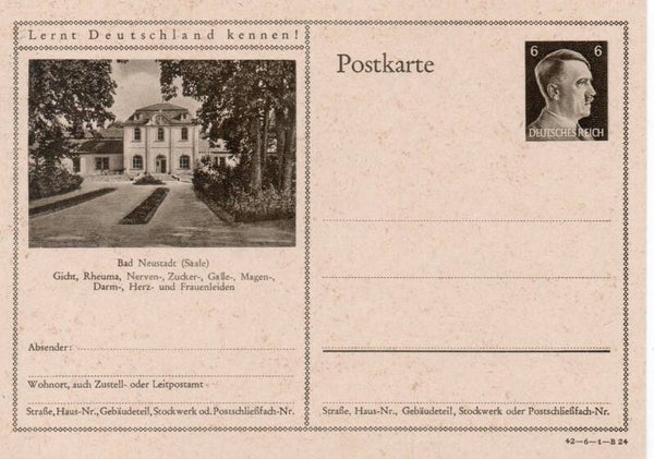 Deutsches Reich Bildpostkarte P305/ 42-6-1-B24 ungebraucht/ *