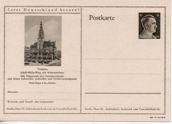 Deutsches Reich Bildpostkarte P305/ 42-7-1-B2 ungebraucht/ *