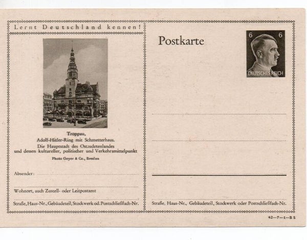 Deutsches Reich Bildpostkarte P305/ 42-7-1-B3 ungebraucht/ *