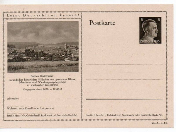 Deutsches Reich Bildpostkarte P305/ 42-7-1-B6 ungebraucht/ *