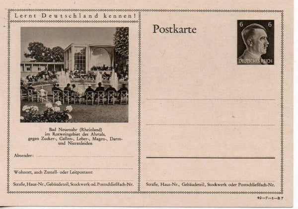 Deutsches Reich Bildpostkarte P305/ 42-7-1-B7 ungebraucht/ *