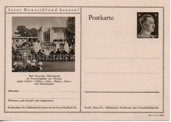 Deutsches Reich Bildpostkarte P305/ 42-7-1-B9 ungebraucht/ *