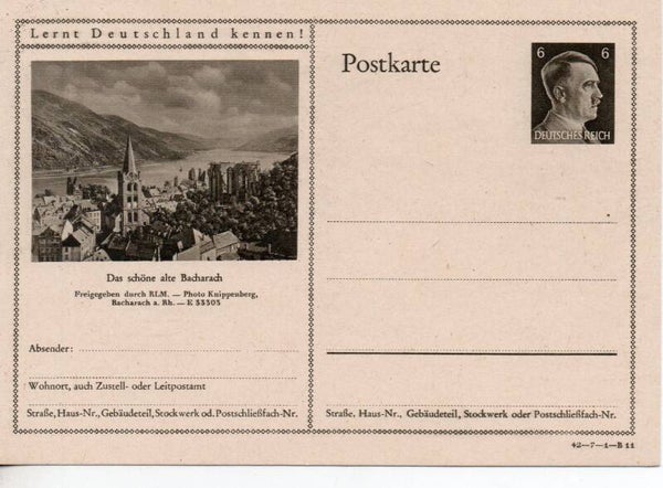 Deutsches Reich Bildpostkarte P305/ 42-7-1-B11 ungebraucht/ *