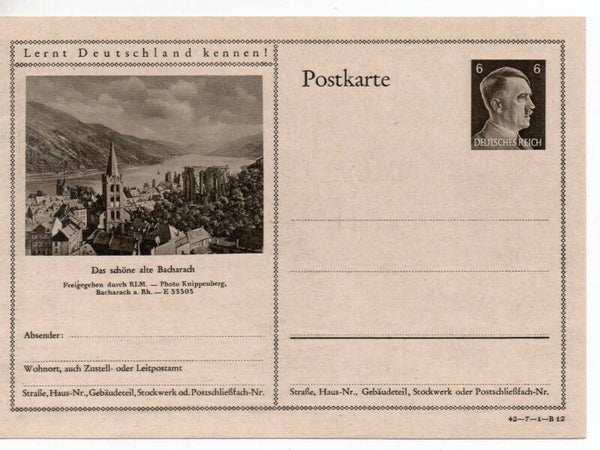 Deutsches Reich Bildpostkarte P305/ 42-7-1-B12 ungebraucht/ *