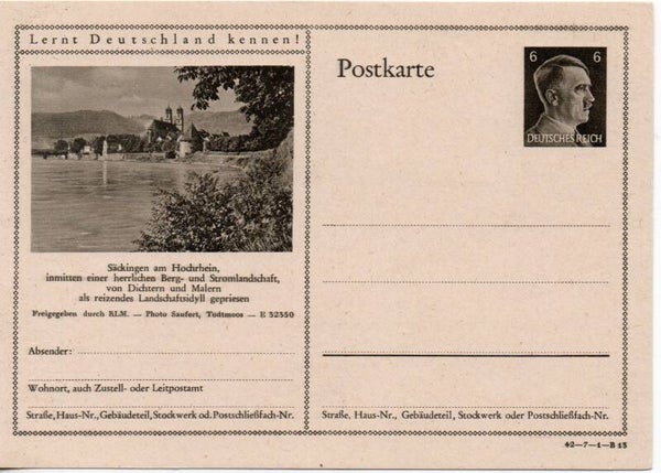 Deutsches Reich Bildpostkarte P305/ 42-7-1-B13 ungebraucht/ *