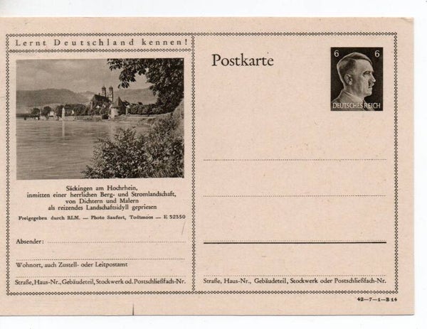 Deutsches Reich Bildpostkarte P305/ 42-7-1-B14 ungebraucht/ *