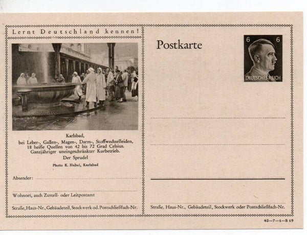 Deutsches Reich Bildpostkarte P305/ 42-7-1-B19 ungebraucht/ *
