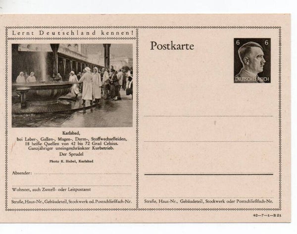 Deutsches Reich Bildpostkarte P305/ 42-7-1-B21 ungebraucht/ *