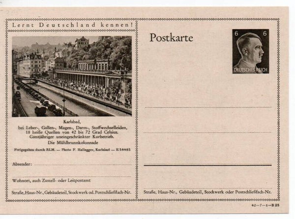 Deutsches Reich Bildpostkarte P305/ 42-7-1-B23 ungebraucht/ *