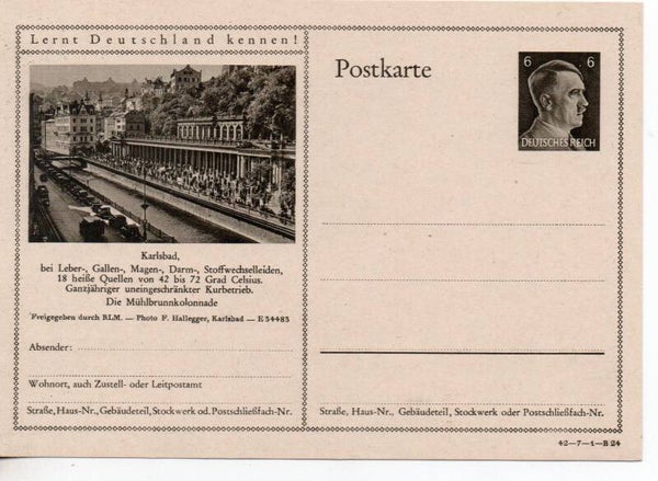 Deutsches Reich Bildpostkarte P305/ 42-7-1-B24 ungebraucht/ *