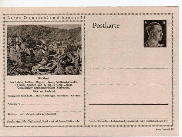 Deutsches Reich Bildpostkarte P305/ 42-7-1-B27 ungebraucht/ *