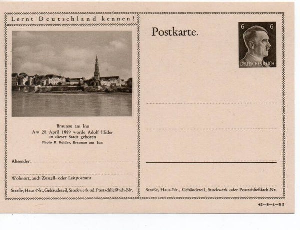 Deutsches Reich Bildpostkarte P305/ 42-8-1-B2 ungebraucht/ *