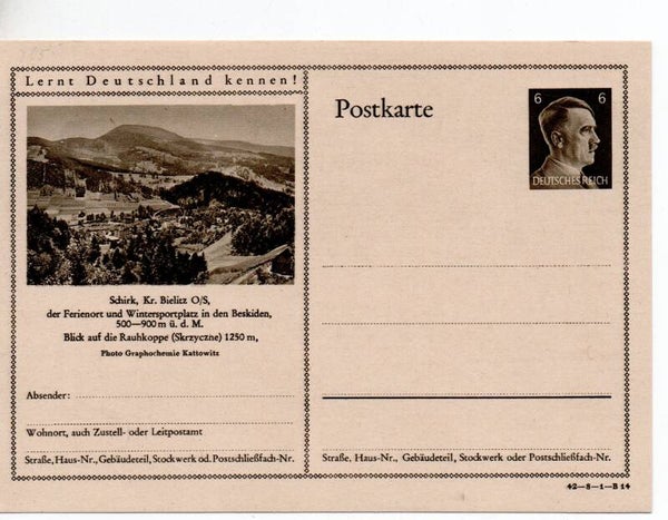 Deutsches Reich Bildpostkarte P305/ 42-8-1-B14 ungebraucht/ *