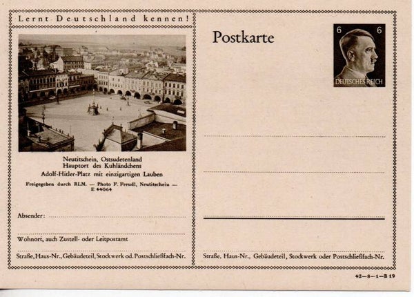 Deutsches Reich Bildpostkarte P305/ 42-8-1-B19 ungebraucht/ *