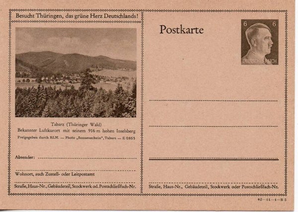 Deutsches Reich Bildpostkarte P305/ 42-11-1-B5 ungebraucht/ *