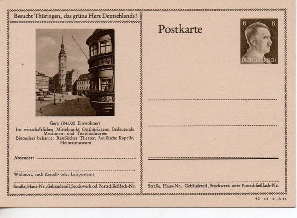 Deutsches Reich Bildpostkarte P305/ 42-11-1-B11 ungebraucht/ *