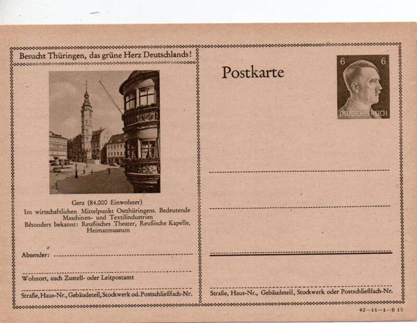 Deutsches Reich Bildpostkarte P305/ 42-11-1-B15 ungebraucht/ *