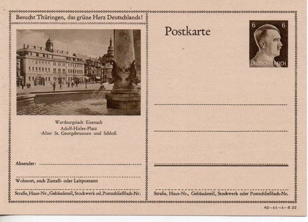Deutsches Reich Bildpostkarte P305/ 42-11-1-B22 ungebraucht/ *