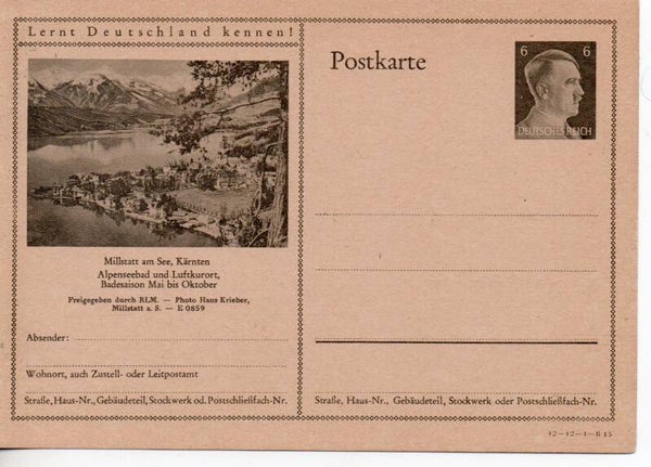Deutsches Reich Bildpostkarte P305/ 42-12-1-B13 ungebraucht/ *