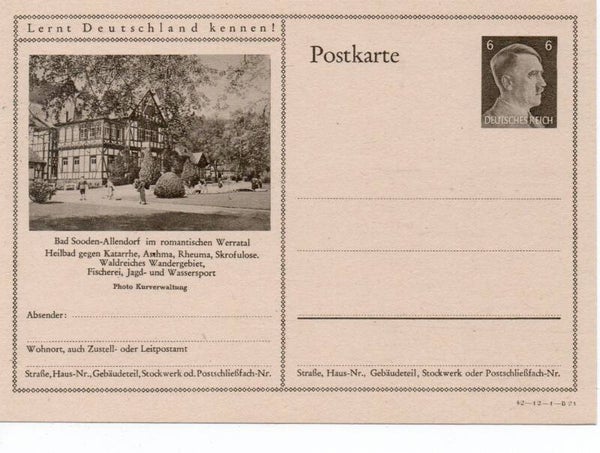 Deutsches Reich Bildpostkarte P305/ 42-12-1-B21 ungebraucht/ *