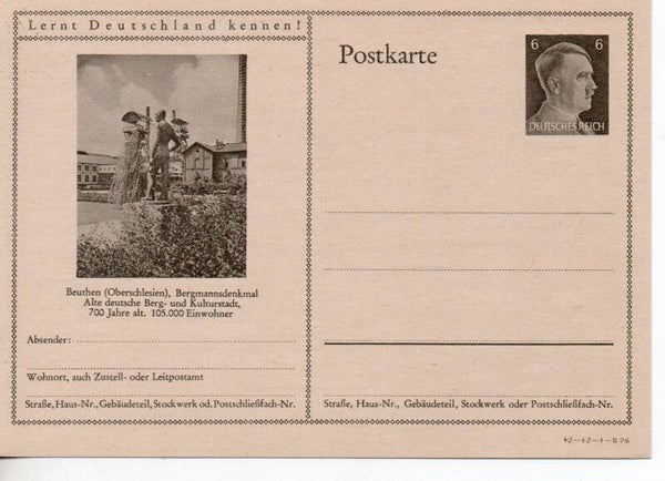 Deutsches Reich Bildpostkarte P305/ 42-12-1-B26 ungebraucht/ *
