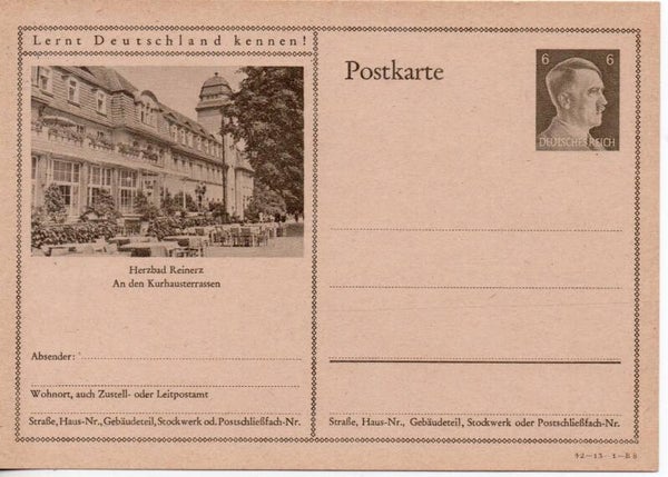 Deutsches Reich Bildpostkarte P305/ 42-13-1-B8 ungebraucht/ *