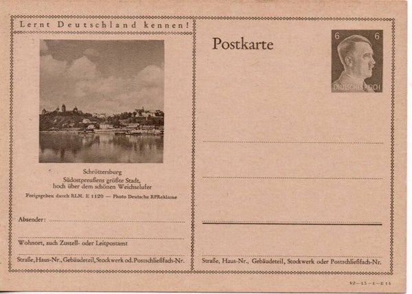 Deutsches Reich Bildpostkarte P305/ 42-13-1-B14 ungebraucht/ *