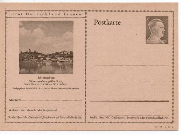 Deutsches Reich Bildpostkarte P305/ 42-13-1-B15 ungebraucht/ *