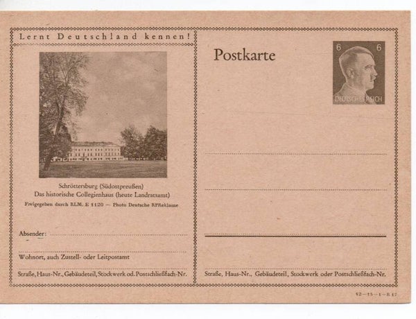 Deutsches Reich Bildpostkarte P305/ 42-13-1-B17 ungebraucht/ *