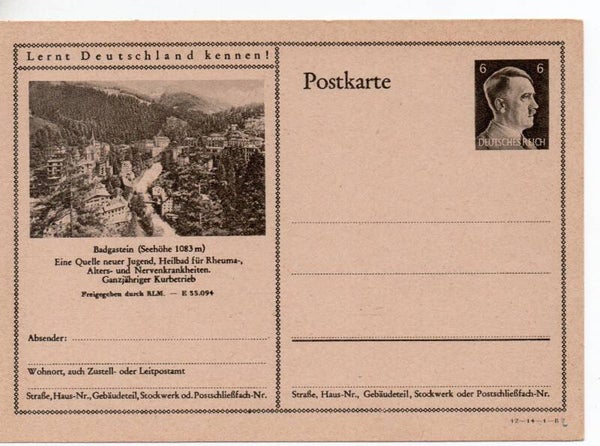 Deutsches Reich Bildpostkarte P305/ 42-14-1-B2 ungebraucht/ *