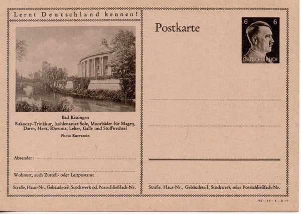 Deutsches Reich Bildpostkarte P305/ 42-14-1-B19 ungebraucht/ *