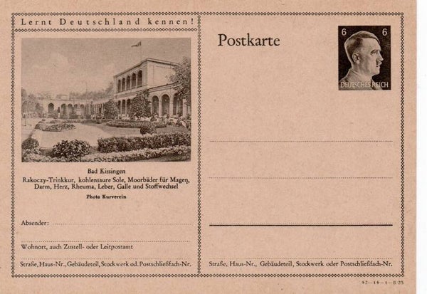 Deutsches Reich Bildpostkarte P305/ 42-14-1-B23 ungebraucht/ *